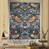 Abstract WWilliam MMorris Flower Cartoon Tapestry Wall Hanging Decoration Household Home Decor