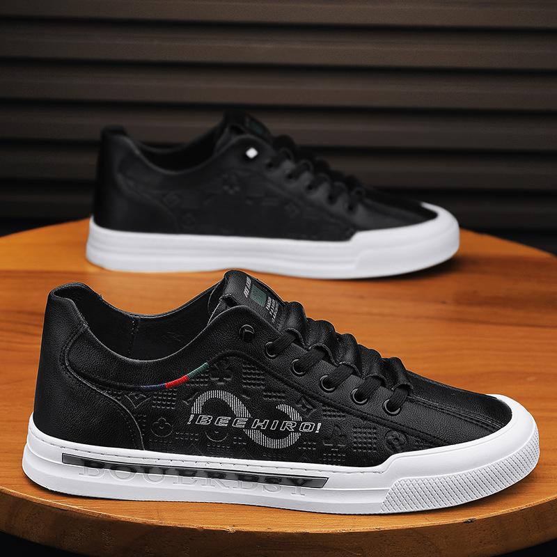 

Men s shoes fashion versatile casual leather shoes genuine leather lazy foot shoes four seasons soft 38