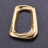 5pcs Gold Color Various Irregular Circle Pendants Women Men Necklace Charms Stainless Steel Pendant Jewelry Making Accessories