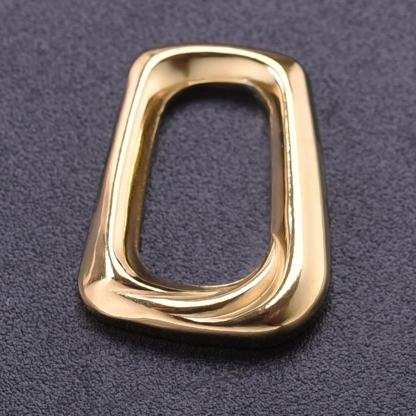 5pcs Gold Color Various Irregular Circle Pendants Women Men Necklace Charms Stainless Steel Pendant Jewelry Making Accessories