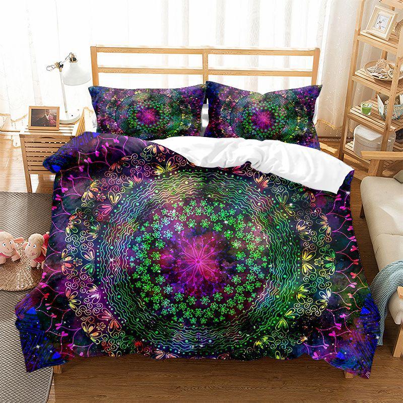 Fashion technology printing, 3D digital printing, bedding, duvet covers, pillowcases, three-piece sets