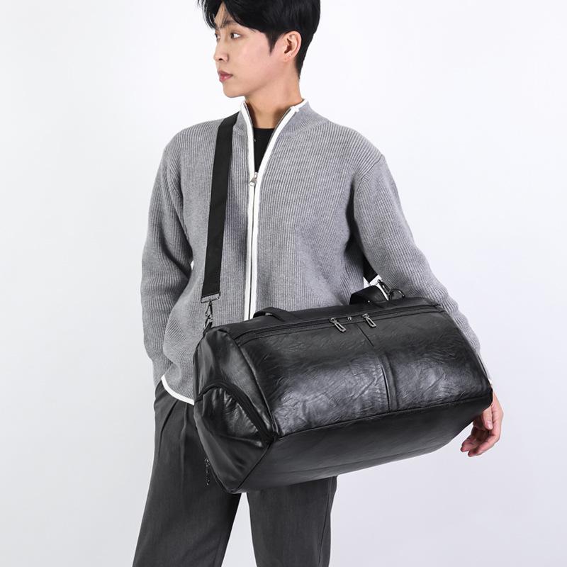 Men's Short-distance Business Trip Large Capacity Shoe Bin Commuting Luggage Bag Dry Wet Separation Fashionable Trolley Fitness Bag