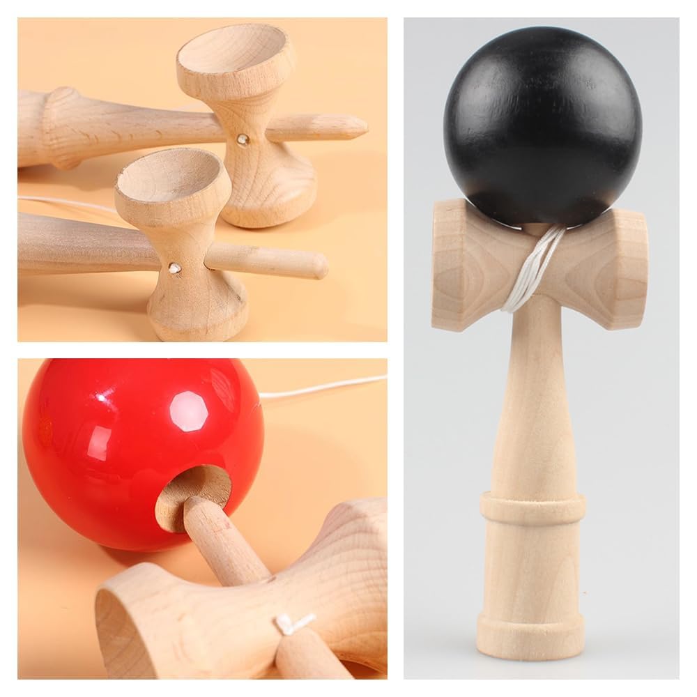 1pc Kendama a wooden skill ball for competitive perfect for fitness and leisure and educational Perfect for Kendama school and Ozora, play, children's
