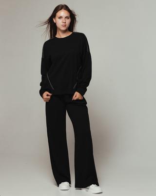 Women's Suit Butella 16158 M Black (jacket, Pants)