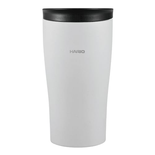 Hario Tumbler Gray 300ml HARIO Thermal Tumbler with Lid Stainless Steel Present Gift Present STF-300-GR