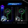 250W 5 Ports Car Charger Fast Charging PD QC3.0 USB C Car Phone Charger Adapter With Voltage For iPhone Samsung Huawei Xiaomi