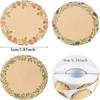 50MM, 500 Stickers/roll, Kraft Paper, Thank You Can Stickers, Handmade, Adhesive Baking Decoration, Circular Stickers