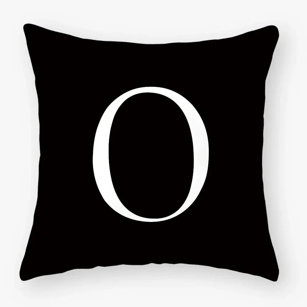 White Letter Cushion Cover X Polyester Pillowcase Sofa Cushions Decorative Throw Pillows Cover Home Decoration Pillowcover