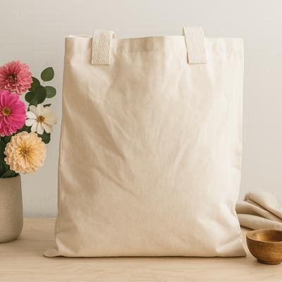Cotton Tote Bag Natural 6oz 38x42cm