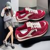 Korean Version of Fashionable Versatile Soft-soled Breathable Casual Sports Shoes for Women's Summer 2025 New Splicing Cotton Forrest Gump Shoes