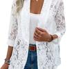 Spring & Summer Lace Shirt Jackets: Solid Color, Fashionable & Versatile