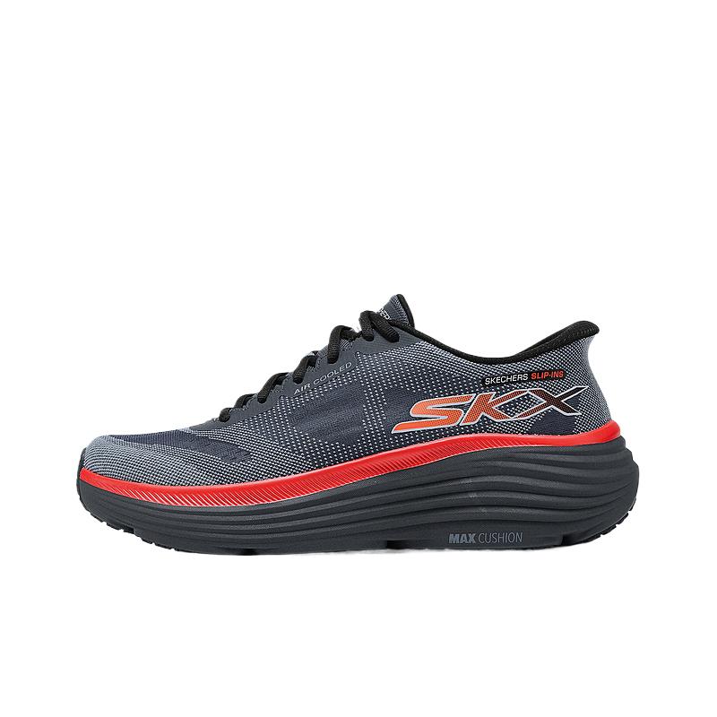 Skechers Mens Go Comfortable Durable Breathable Mid-Top Running Shoes Men sneaker Dark-Gray Blue 220611-SLT 39.5
