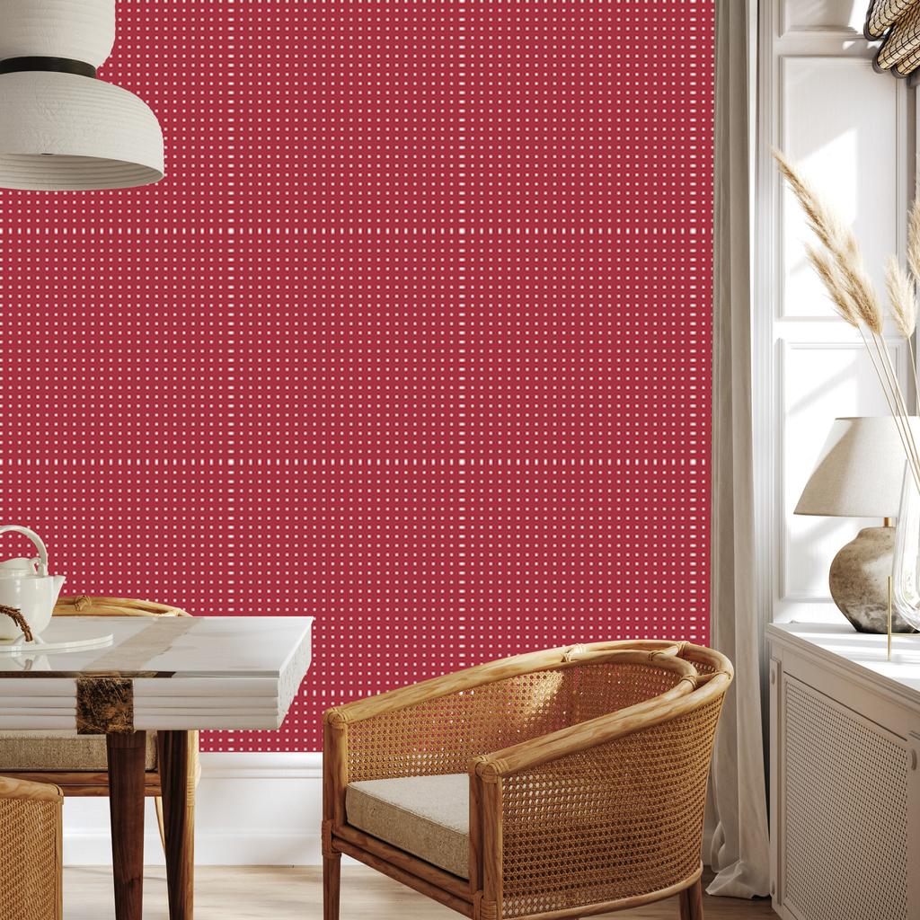 Red Dots Wallpaper, Red Center for Living Room and Bedroom 50x1000