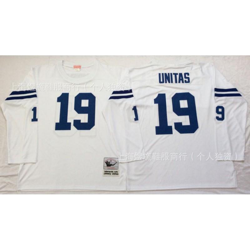 Indianapolis Colts Retro Football Jersey Cotton Fan Apparel NFL Supporters Mens Sports Team Gear