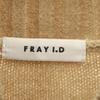 FRAY I.D Long Sleeve Knit Long Dress F Beige Women Used