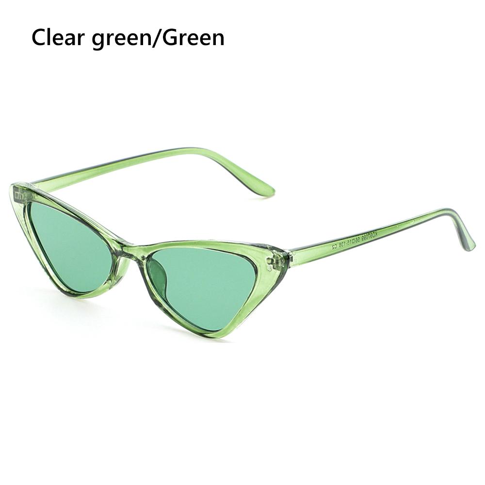 1PC Trendy Square Cat Eye Sunglasses Women Men Retro Sun Glasses UV400 Protection Eyewear Summer Fashion Eyeglasses Accessories