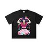 260 GSM Double Yarn 32 Count 100% Cotton Oshi No Ko V1 Print Unisex Heavy Cotton T Shirt
