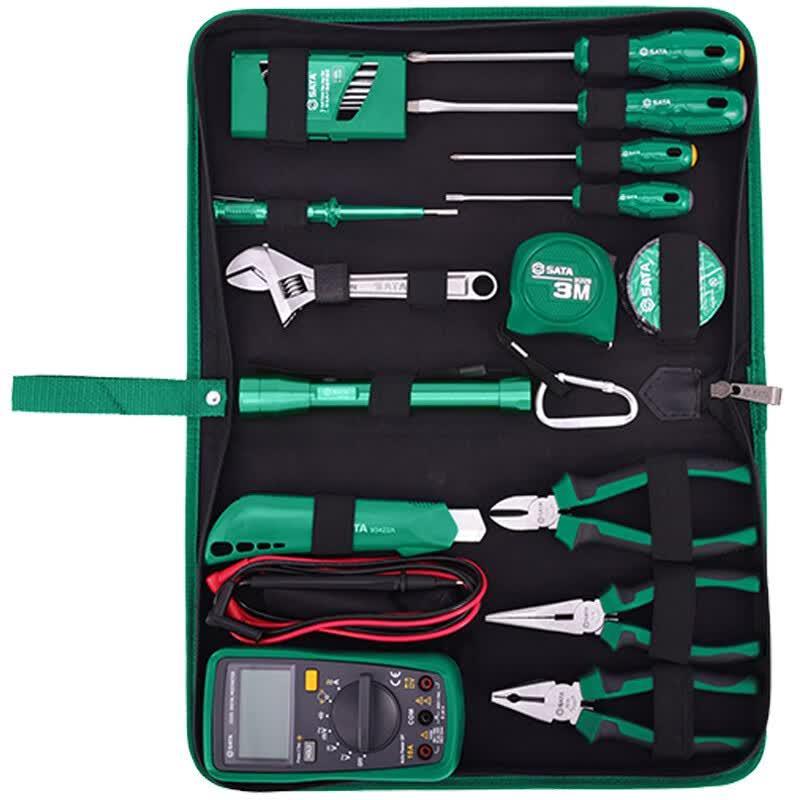 SATA 21-Piece Household & Electrician Tool Set