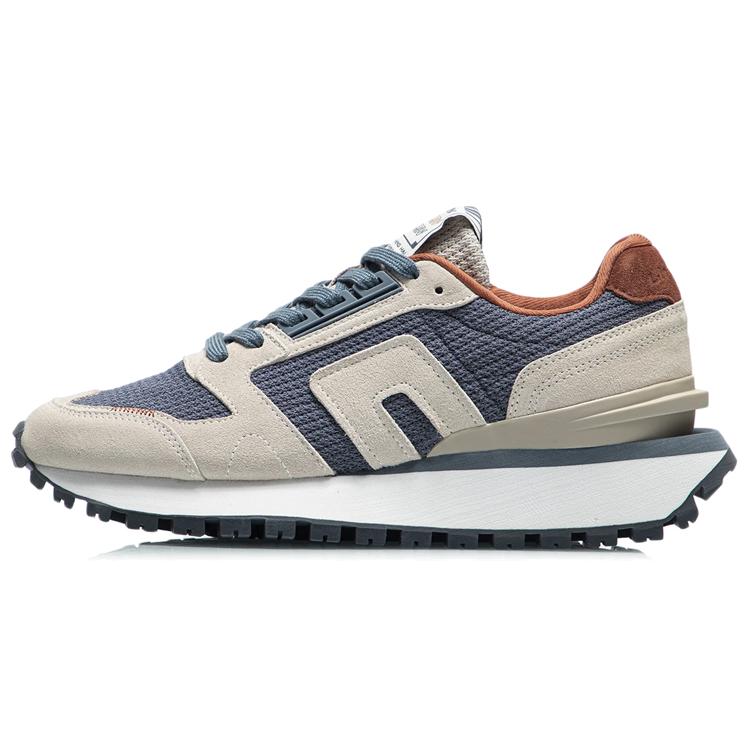 

Li Ning CF Casual Shoes Men s Low top Dull Gray/Pale Antique Yellow AGLR181-2 44