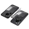 Huawei Pura70 Pro Metal Frame Frosted Snap-Button P60 Back Panel Phone Case for P80 Ultra