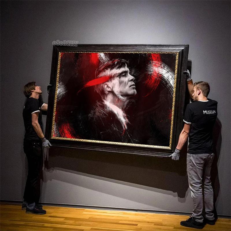Gangster TV Drama Canvas Painting Abstract Movie Character Art Posters and Prints Wall Art Pictures for Home Living Room Decor