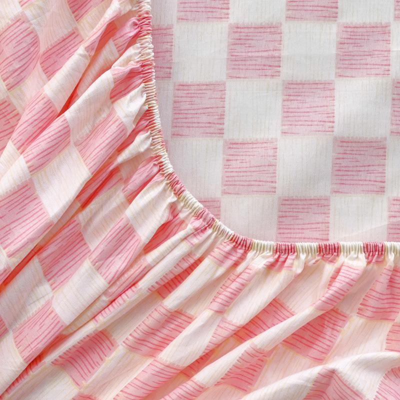 High Quality Printed Fitted Sheet Single Double Queen Size Mattress Cover with Elastic Band Bedsheet Soft Comfortable Fitsheet