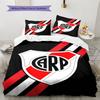 River Plate Pattern Bedding Set Quilt Cover Pillowcase Home Decor Gift (1 * Duvet Cover + 2 * Pillowcase, Without Core)