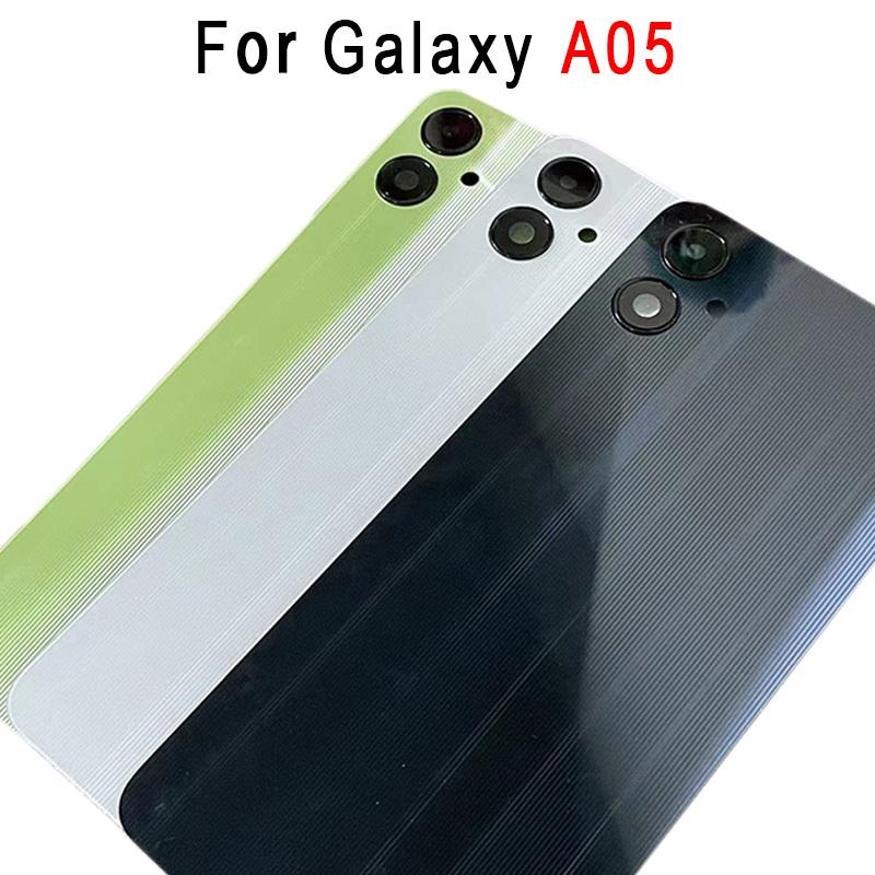New For Samsung Galaxy A05 SM-A055F A055M Back Battery Rear Housing Cover Replacement Parts With Camera Lens Phone Shell