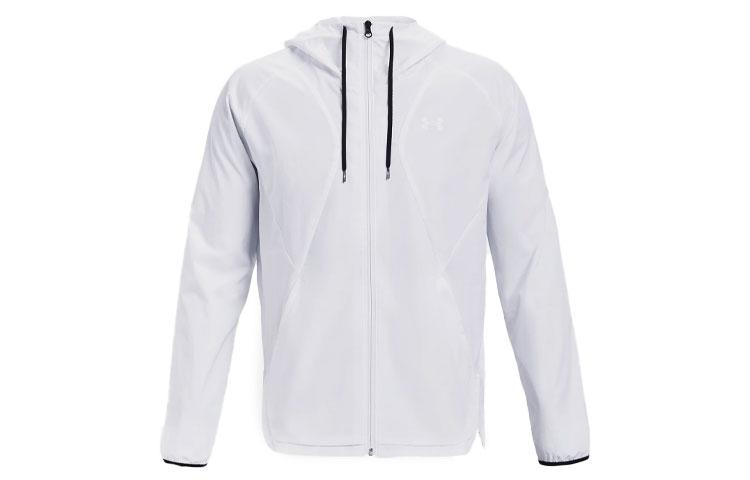 Under Armour Коллекция Woven Куртки Мужские Белый С капюшоном Умеренный Другое 1361612-100 L