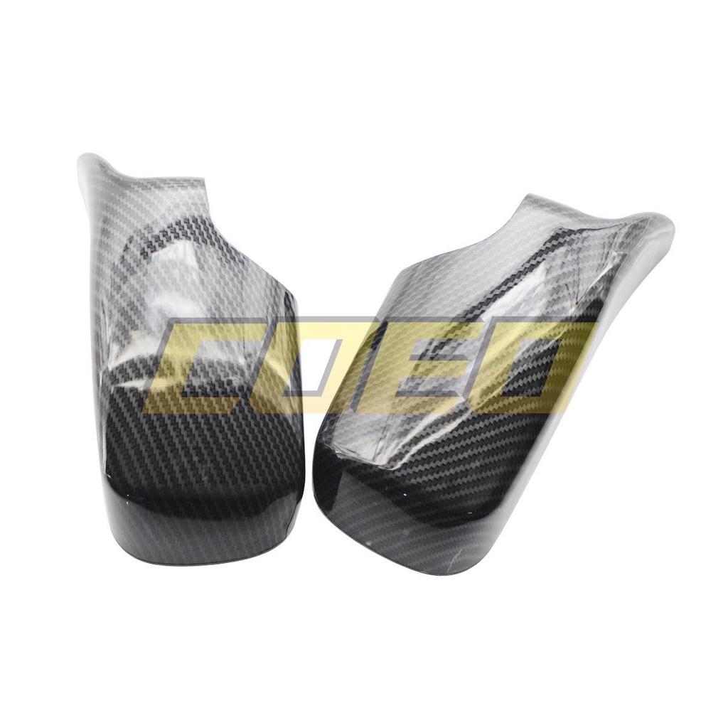 Carbon Fiber Style Rearview Mirror Cover for BMW 3 Series E46 (98-05) 4-Door