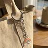 10Pcs Mirror Polish Keychains Keys Holder Spring Ring Clasp Keyring Split Ring  DIY Key Chains