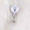 ID Card Reel Clip Cartoon Nurse Doctor Retractable Badge Reel Badge Holder Name Card Holder