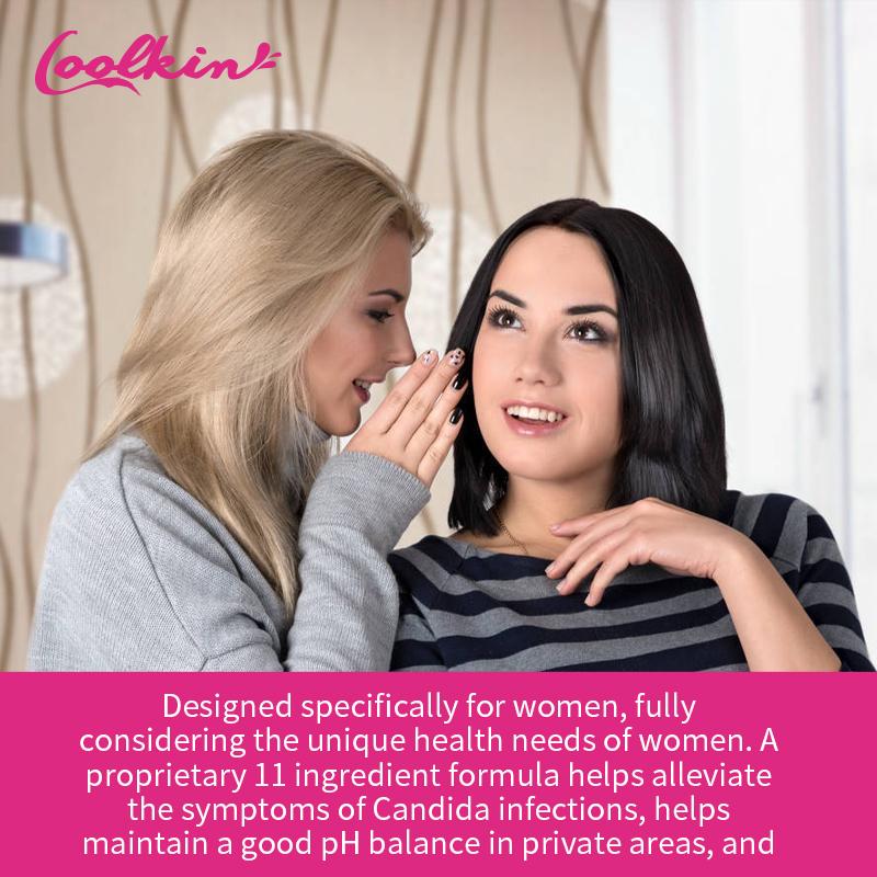 Coolkin Complex Capsules, containing oregano, aloe vera extract, probiotics, and digestive enzymes, suitable for adults.