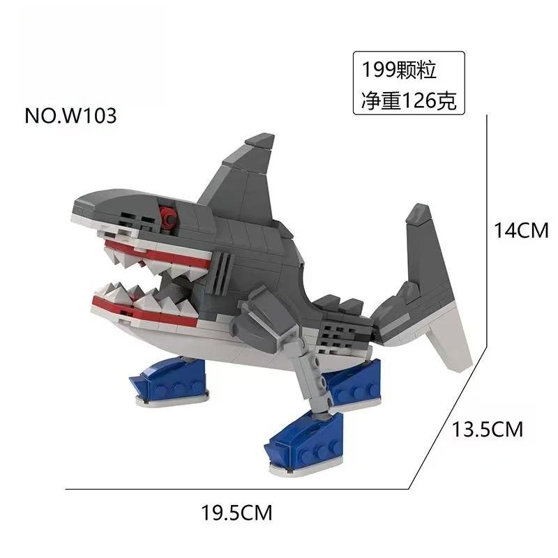 New Type MutationTung Tung Tung Sahur Horror Figurine Educational Assembly Building Blocks Doll Toys For Kid Birthday Gifts