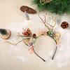 Branch Deer Horns Flower Hair Accessories Antlers Headband Korean Style Head Hoop Women Hair Band