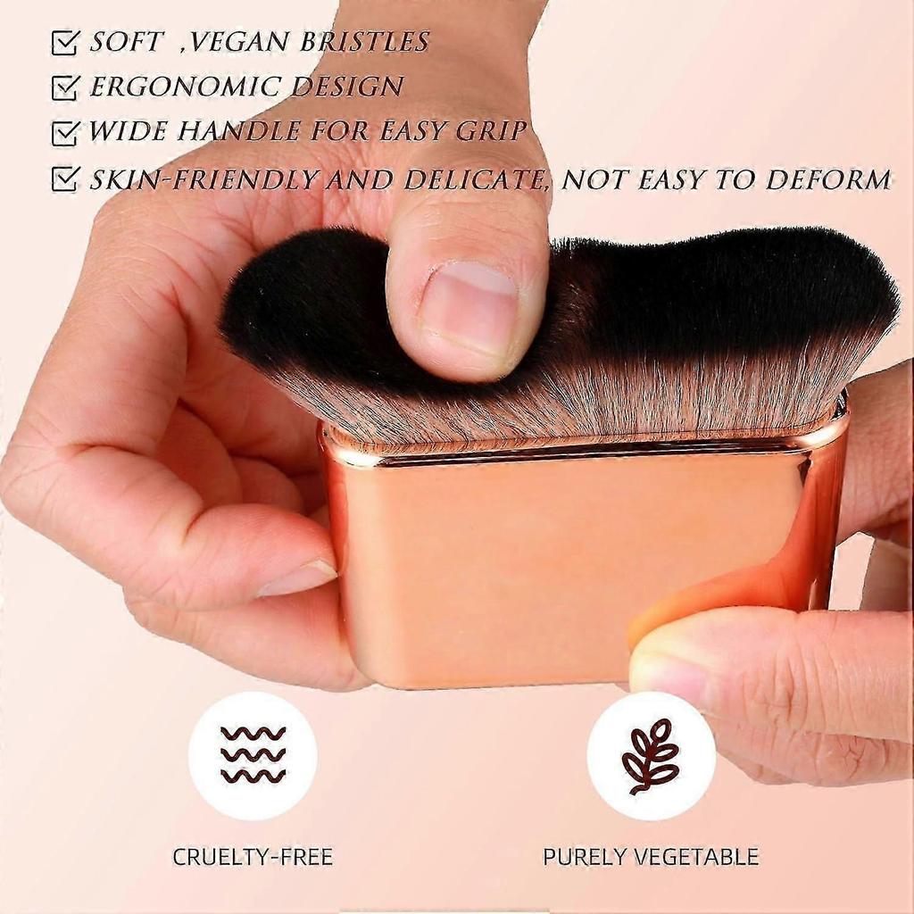 Tanning Brush, Body Makeup Brush Self Tanner Brush for Body Kabuki Foundation Brush Body Makeup Blend & Blur Tan Brush Applicator for Body & Leg Makeu