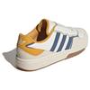 Adidas Originals Courtic Leather Low-Top Sneakers Unisex Sneakers White Blue Yellow ID6069