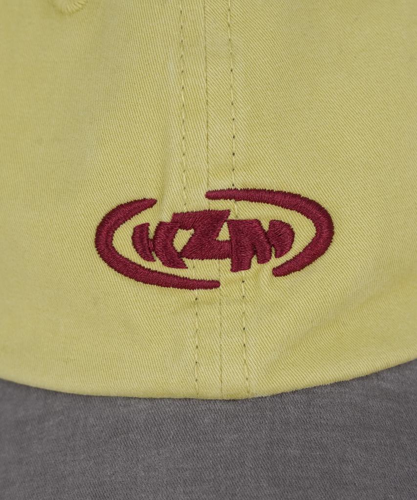 Keijiem Round Two-Tone Ball Cap Yellow