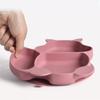 8PCS/Set Baby Silicone Sucker Bowl Plate Cup Bibs Spoon Fork Sets Children Non-slip Tableware Baby Feeding Dishes BPA Free