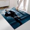 Iconic Gun Logo Design Carpet Doormat Printing Room Protective Pad Dormitory Decoration