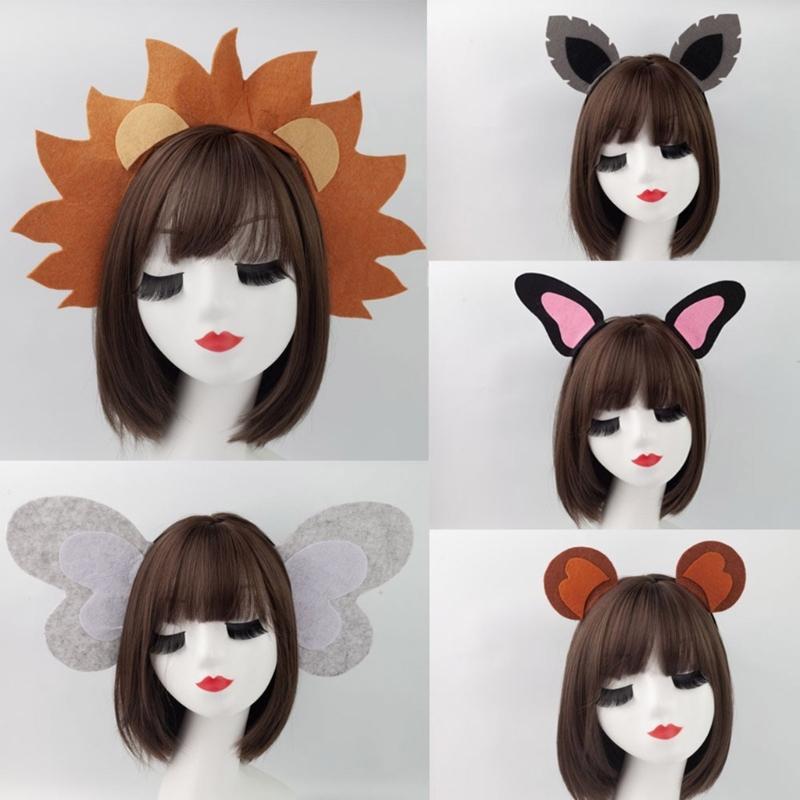 Tier-Cosplay-Kostüm mit Haarband und Rock für Kindergeburtstag Halloween
