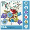 Handmade Pressed Flower Bookmark and Epoxy Sticker Pack with Real Leaf and Plant Specimens for DIY Face Makeup.
