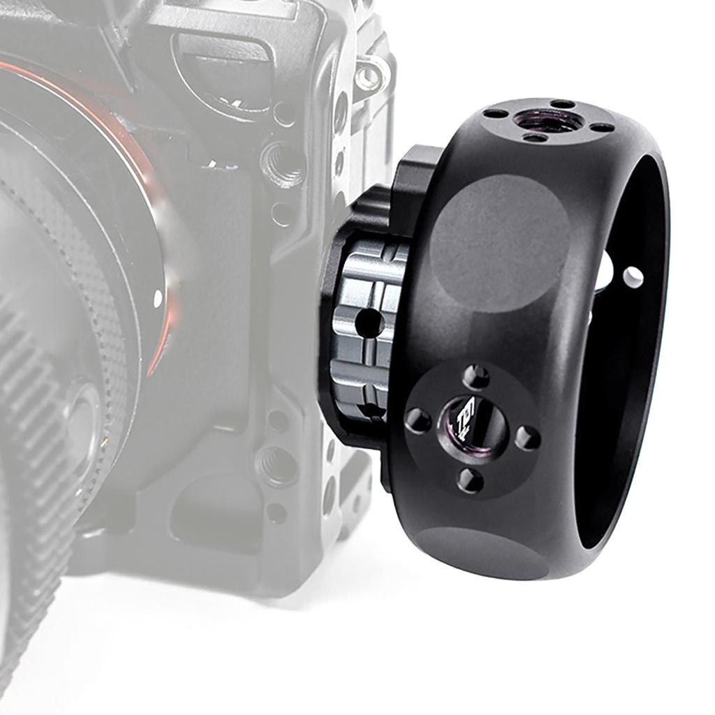 Spheroidal Camera Cage Handle Left  Right Side Hand Grip Aluminum Alloy Handle Grip with ARRI Locating Video Cage
