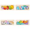 Wooden Childrens Puzzle Board With Animal Illustrations For Early Education And Cognitive Development