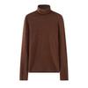 HE Basic Aesthetics Women's Cashmere Turtleneck Loose Fit Seamless Wool Sweater