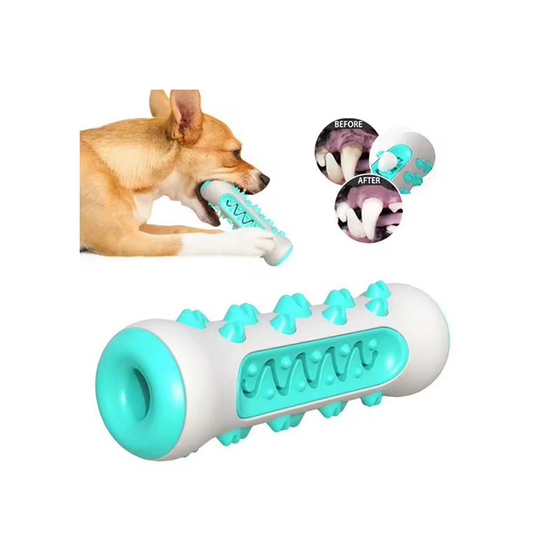 Bite Resistant Dog Molar Stick Toy Leak Food Teeth Cleaning Pet Chew Toy For Small Medium Large Dog Self Play Relieve Boredom