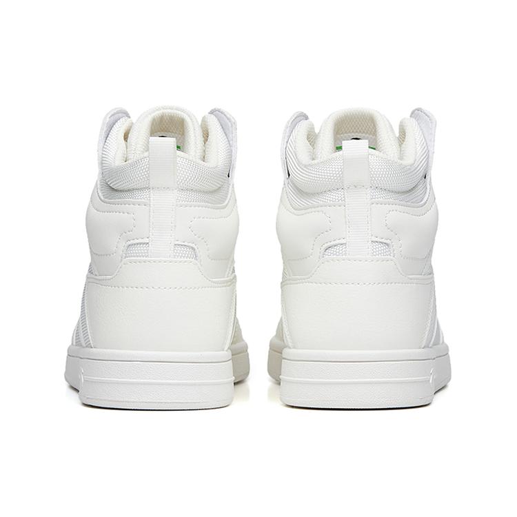 Anta Casual Slip Resistant Cushioning Abrasion Resistant High top Skateboard Shoes Women's White 122238067-1
