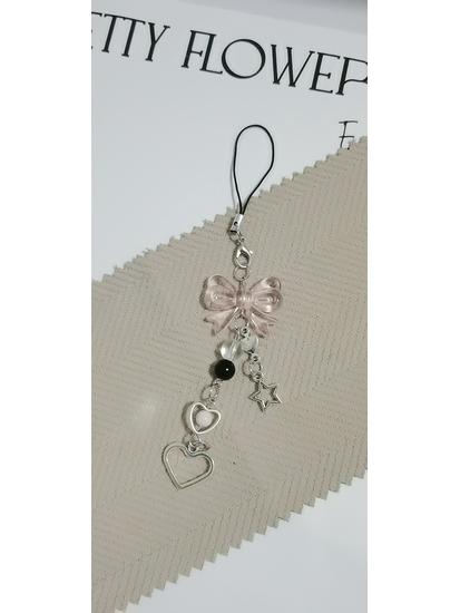 Брелок-бантик и Чехол для телефона со звездной кисточкой Шарм для сумки-камеры