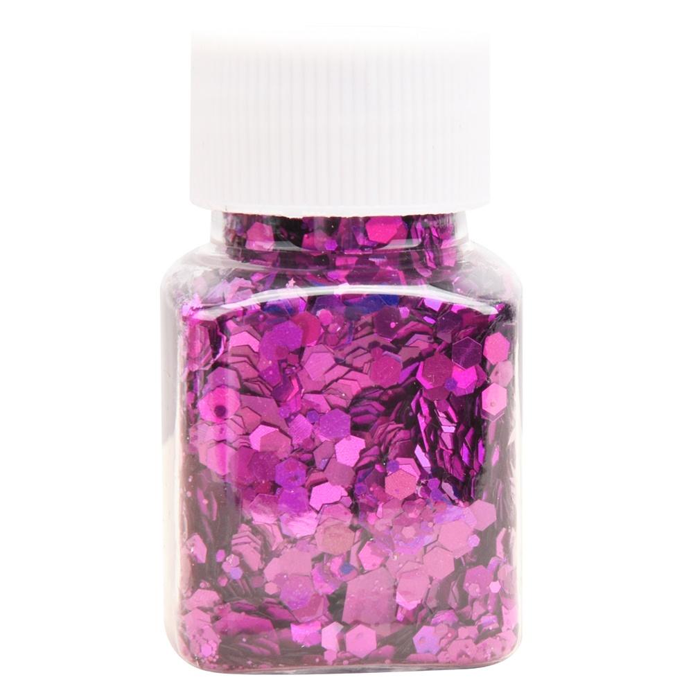 15 Colors Holographic Chunky Glitter 30G/Jar Laser Flakes Nail Glitter For Jewelry Making DIY Sewing Resin Art Craft Sequins