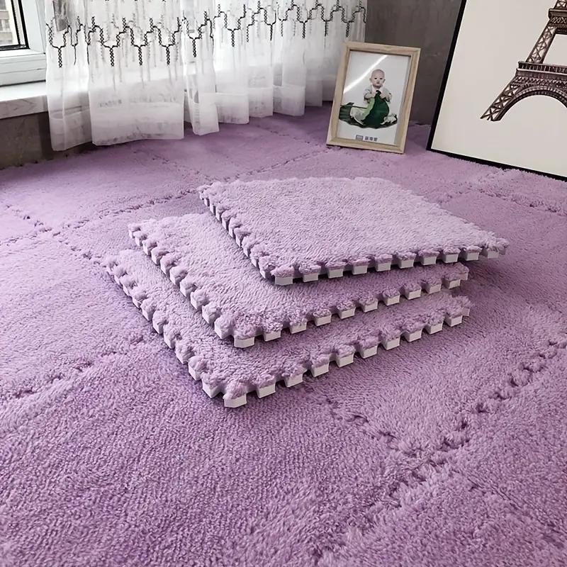 Baby Play Mat Crawling Mat Foam Puzzle Tiles, Interlocking EVA, Thick Soft Non-Slip Washable Plush Checkerboard Nursery